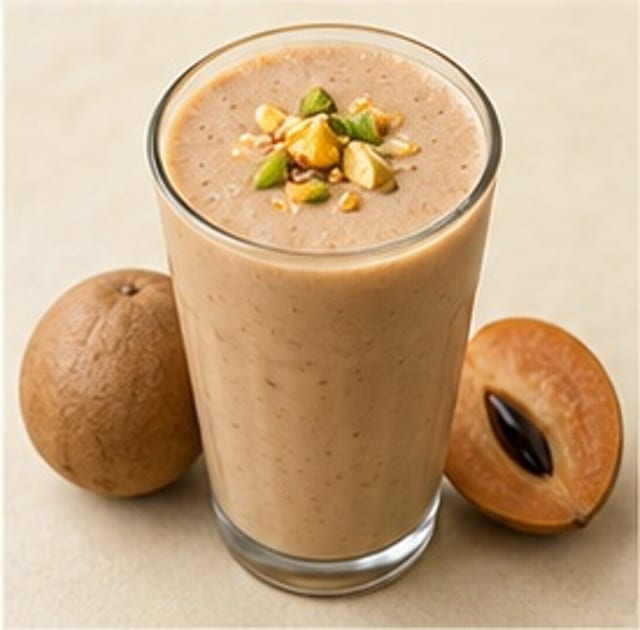 Chikoo Milkshake.