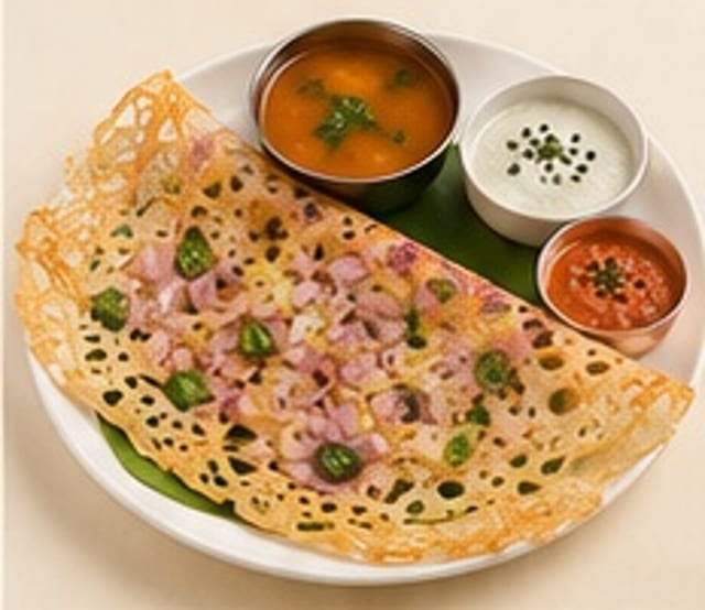 Onion Rava Dosa.