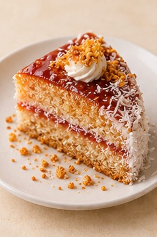 Honey Cake Pastry (Eggless).