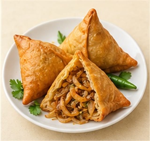 Onion Samosa.