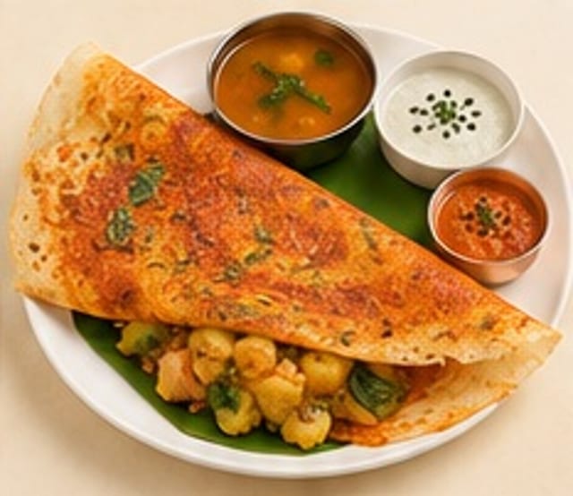 Andhra Masala Dosa.