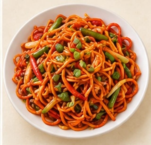 Szechwan Noodles (Veg).