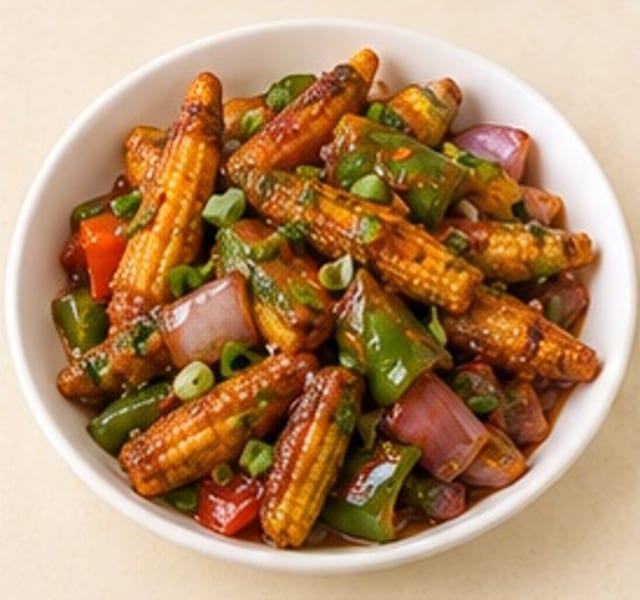 Chilli Baby Corn.