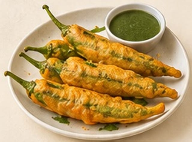 Hot Chilli Bhaji.