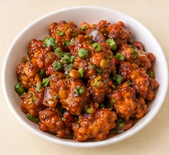 Chicken Manchurian.