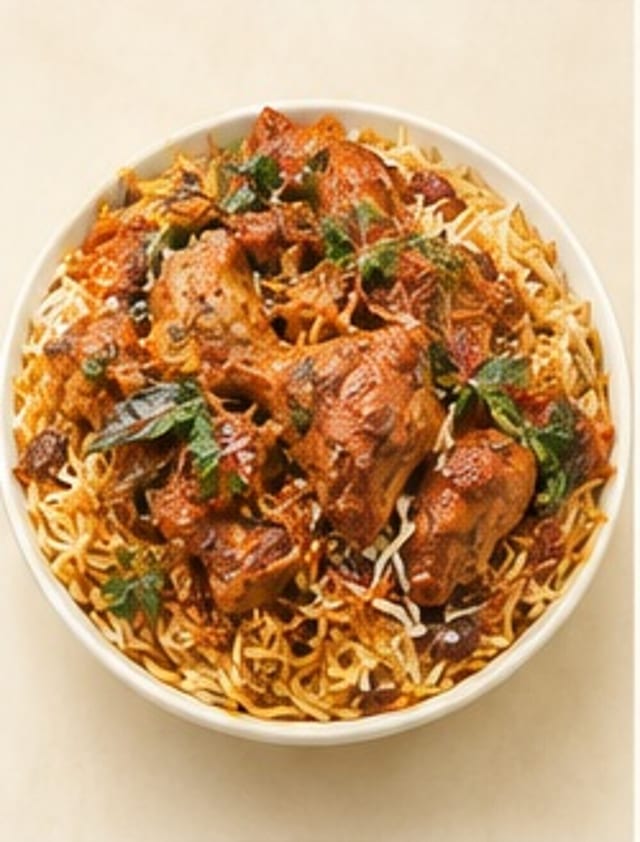 Vijayawada Chicken Biryani.