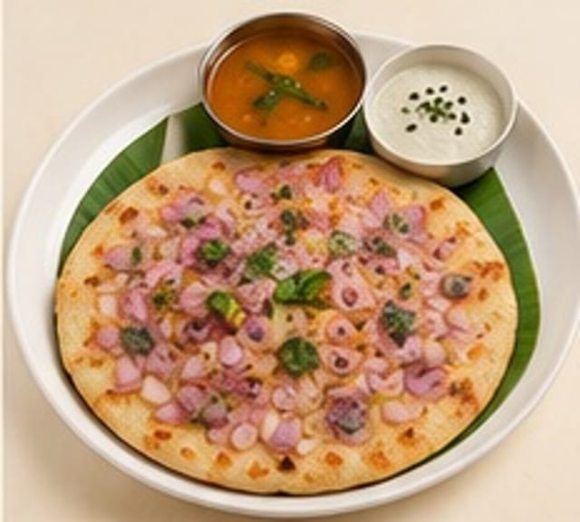 Onion Uttappam.