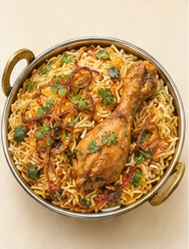 Chicken Dum Biryani.