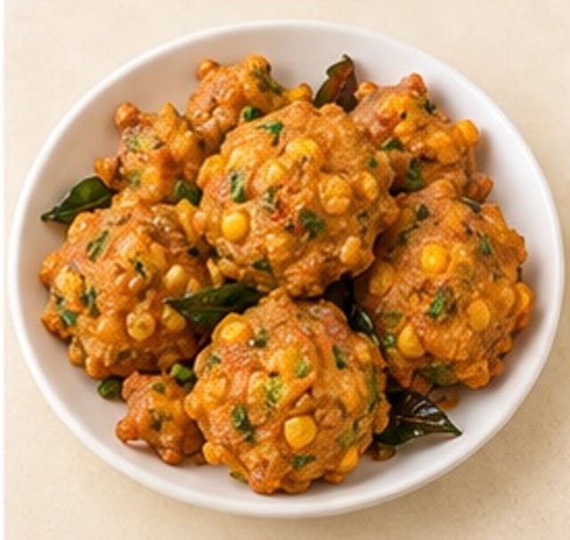 Corn Vada.