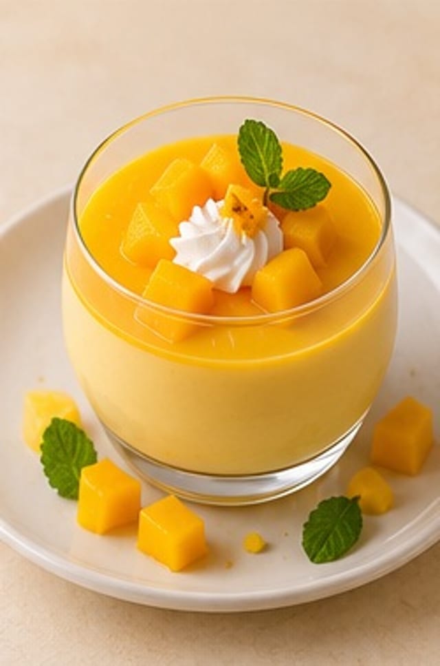Regular Mango Mousse Pastry.