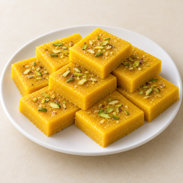 Mango Burfi.