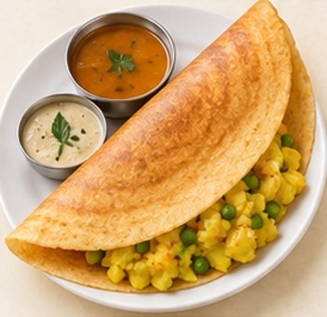 Kids Masala Dosa.