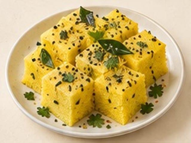 Khaman Dhokla.