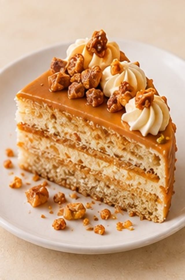 Butterscotch Pastry (Eggless).