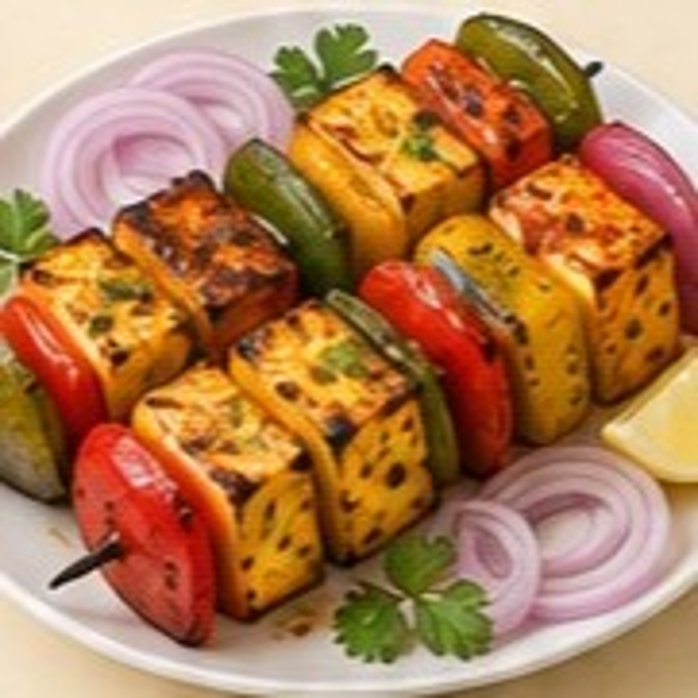 Paneer Tikka Kebab.