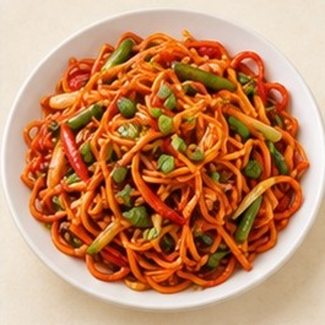 Spicy Garlic Noodles (Chicken).