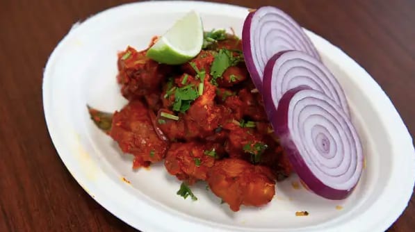 Chicken 65 Biryani.