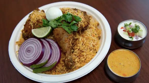 Chicken Dum Biryani.